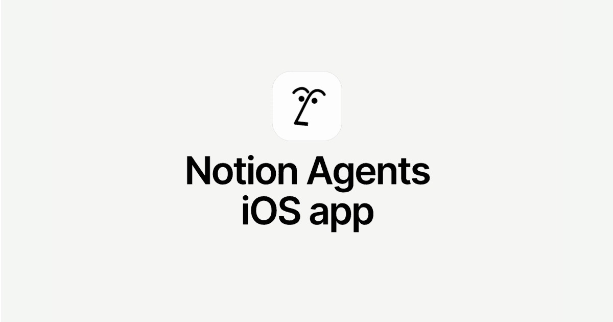 Découvrez l’application Notion Agents pour iOS